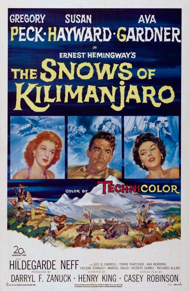 ดูหนังออนไลน์HD The Snows of Kilimanjaro (1952) แดนอาถรรพ์คิลิมานจาโร หนังเต็มเรื่อง หนังมาสเตอร์ ดูหนังHD ดูหนังออนไลน์ ดูหนังใหม่